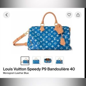 Louis Vuitton Speedy P9 Bandouliere 40 
Monogram Satchel